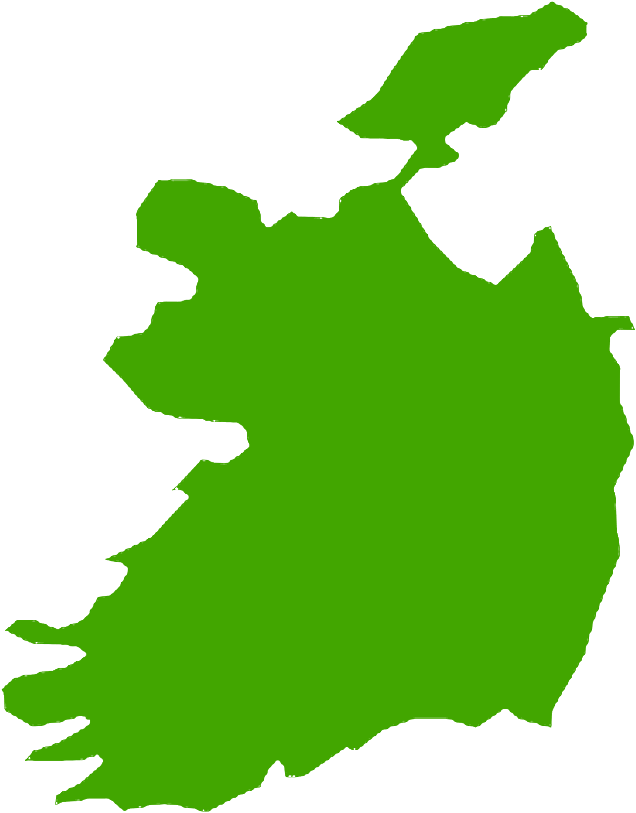 Republic Of Ireland - Dog Clipart (1417x1701), Png Download