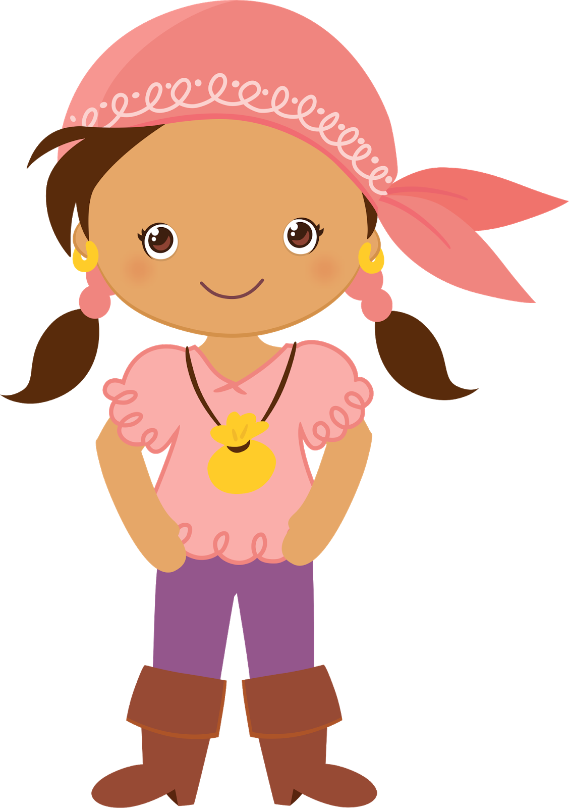 Pirata Girl Clipart, Disney Clipart, Pirate Theme, - Female Pirate Girl Pirate Clipart - Png Download (1128x1600), Png Download