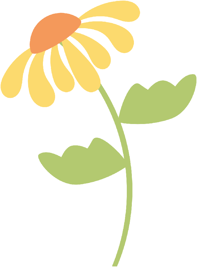 W - Flower Clipart (665x900), Png Download