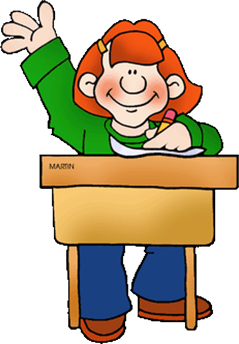 Free Download Phillip Martin School Clipart Drawing - Raise Your Hand Cartoon Gif - Png Download (900x1282), Png Download