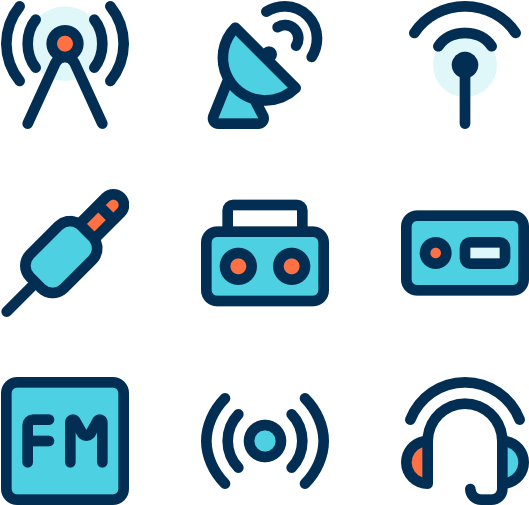 Radio Clipart (600x564), Png Download