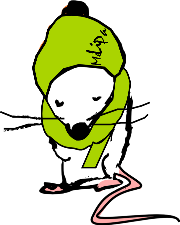 Free Winter Mouse Clipart Graphic - Png Download (609x760), Png Download