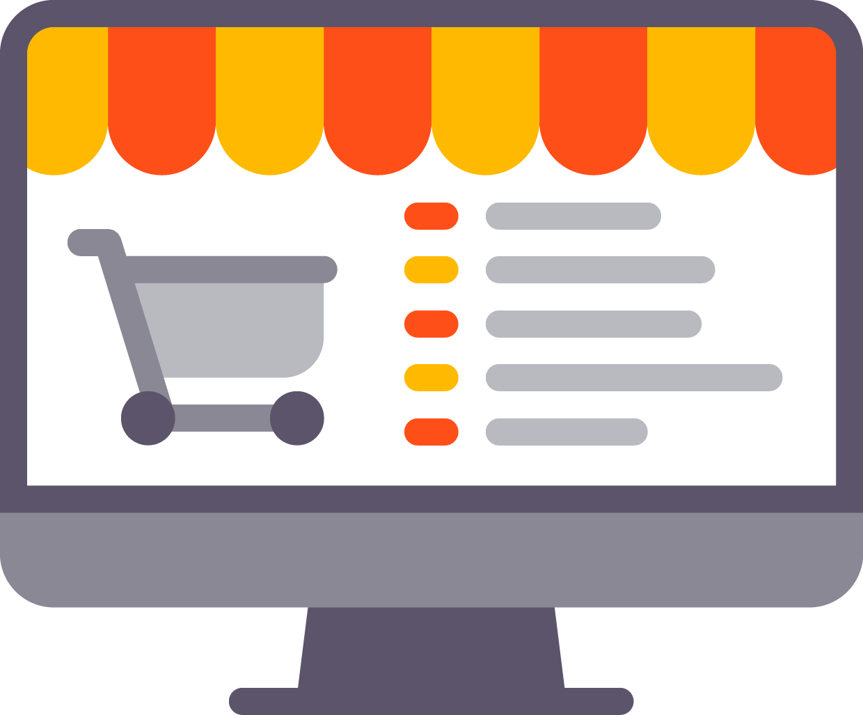 E-commerce Clipart (1240x1027), Png Download