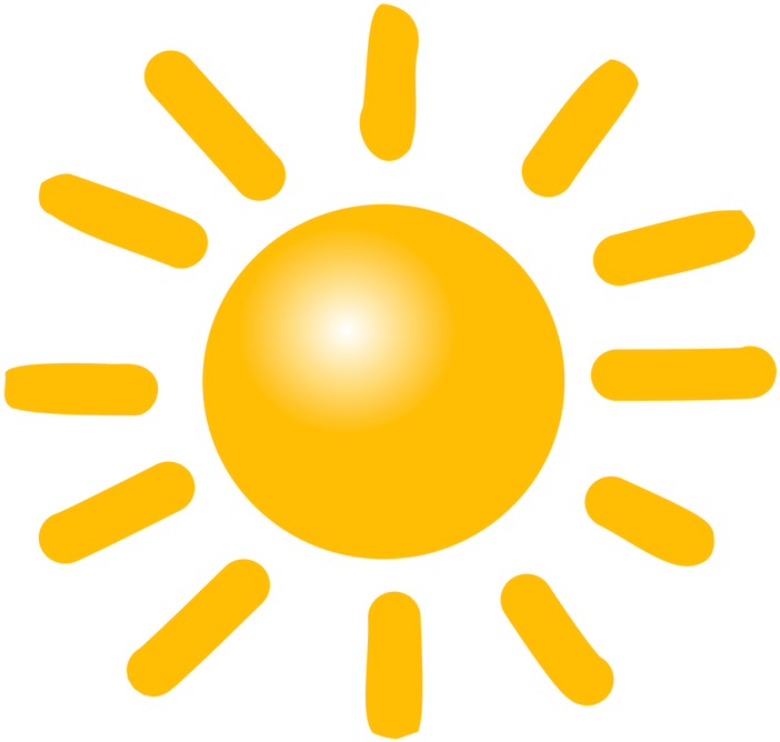 Clip Art Sun - Png Download (756x720), Png Download