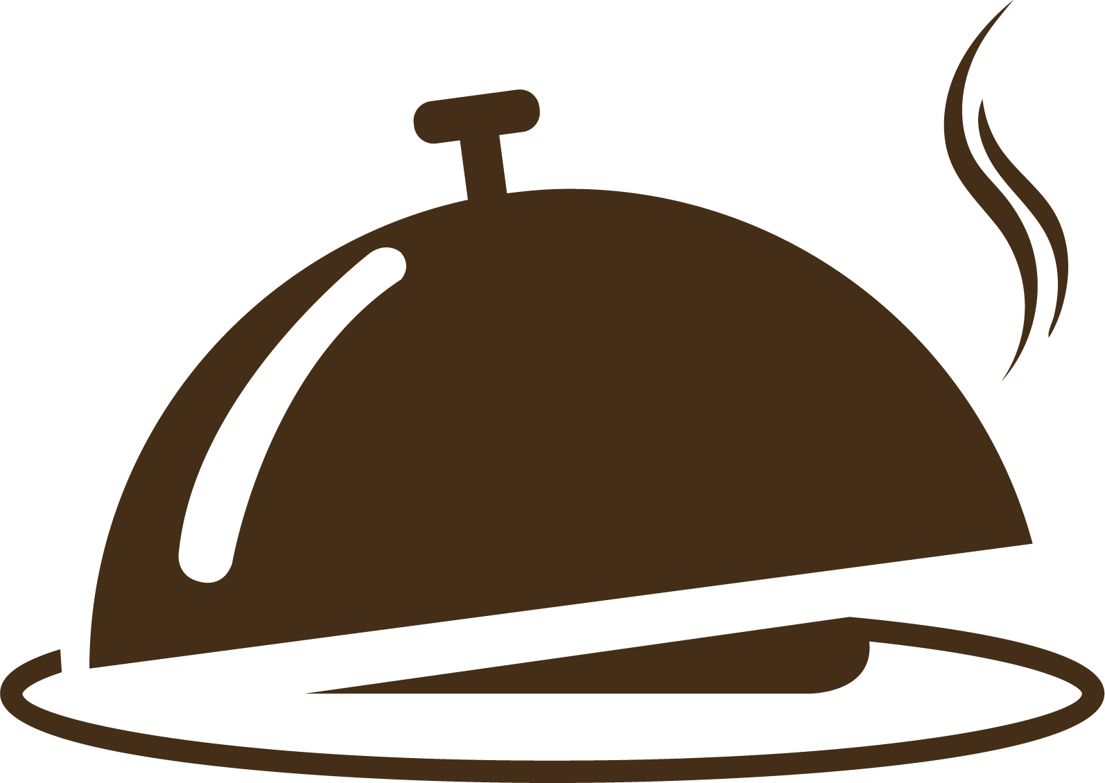 Notre Restaurant - Icone Gastronomie Clipart (1594x1130), Png Download
