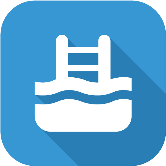 Swimming Pool - Logo Clipart (595x595), Png Download