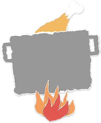 Huhn Im Topf - Illustration Clipart (912x420), Png Download