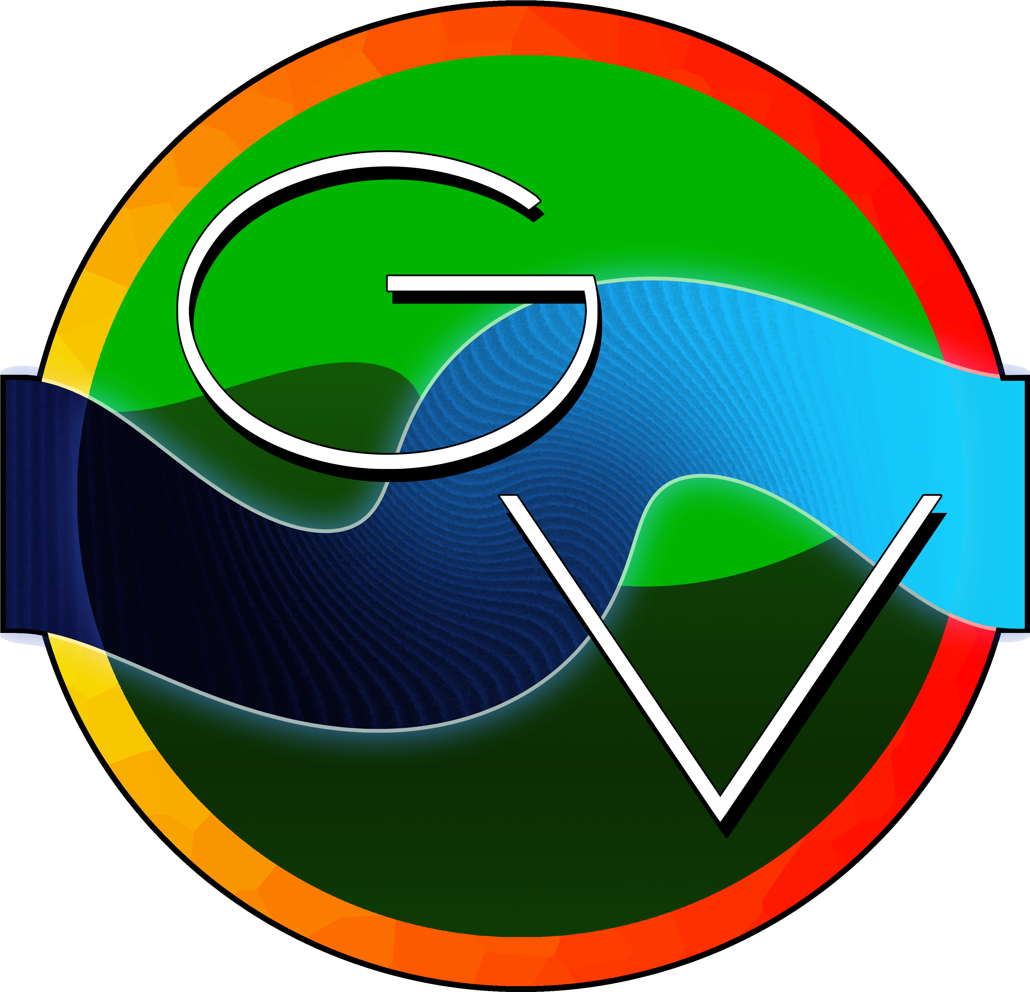 Gv-logo Only - Gymnasium Voerde Clipart (3543x3543), Png Download