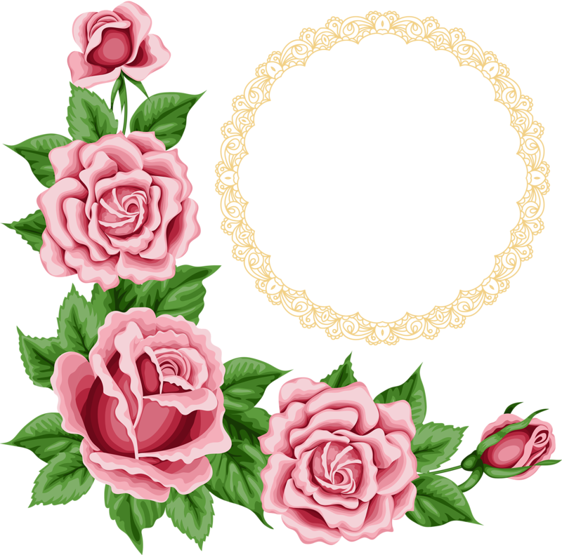 Фото, Автор Soloveika На Яндекс - Esquineros De Flores Png Clipart (800x791), Png Download