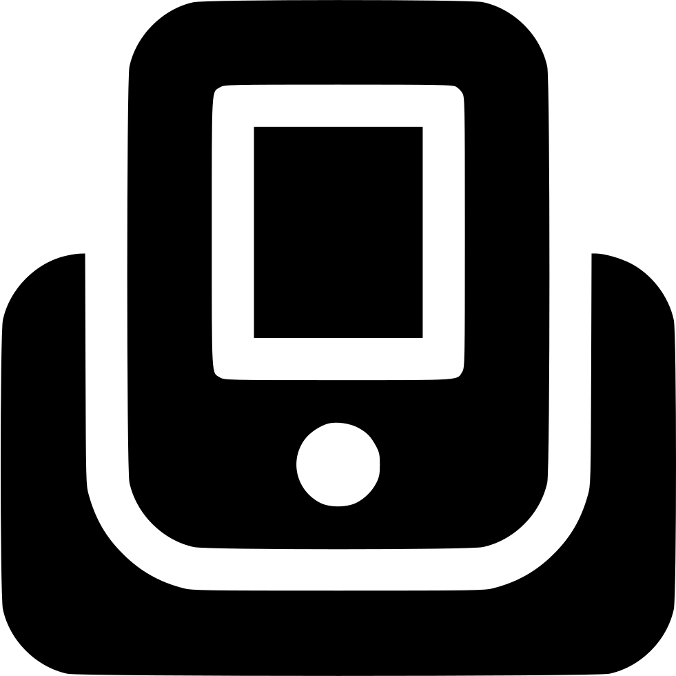 Png File - Charger Dock Icon Clipart (981x980), Png Download