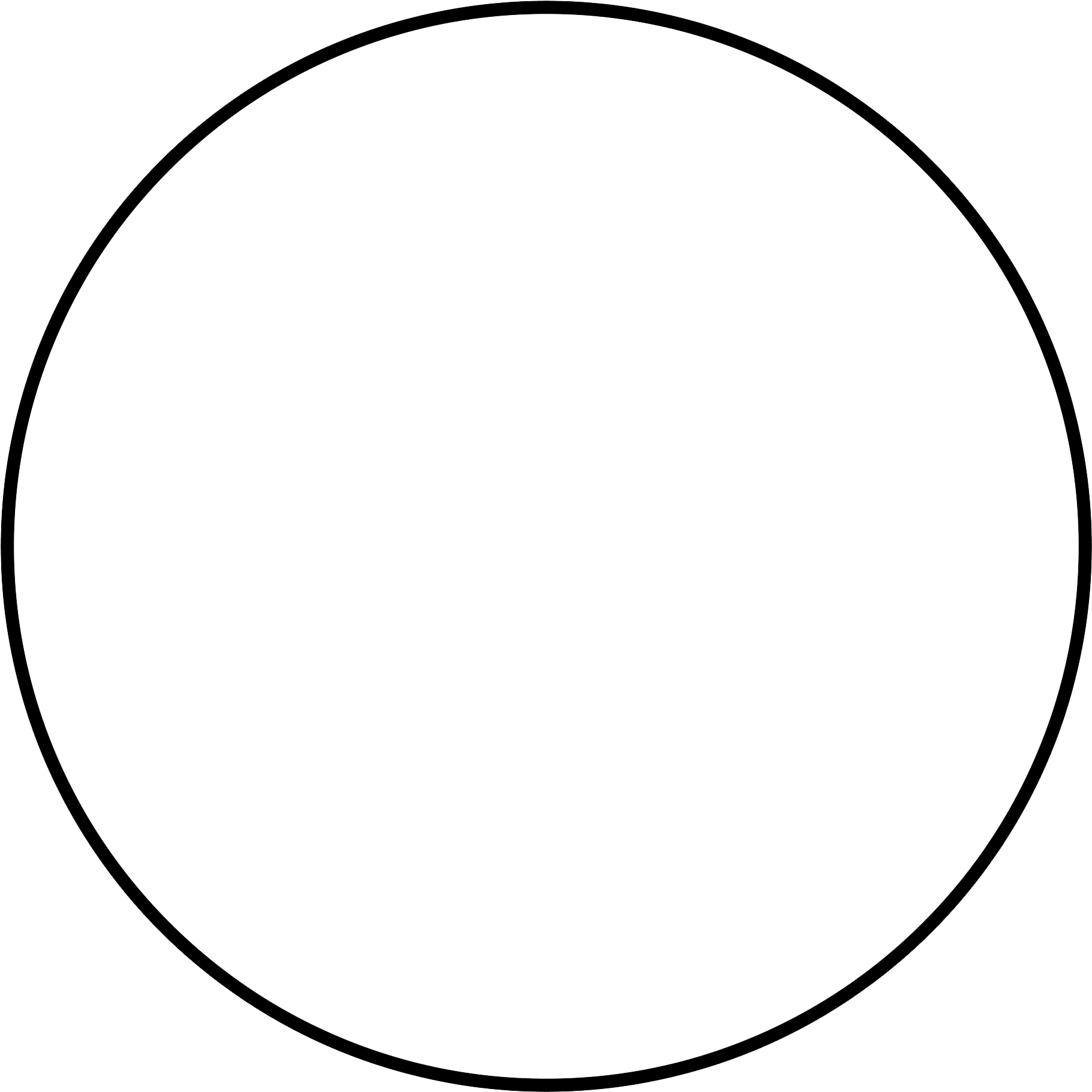 Collection Of Fraction Black And White - Blank Circle For Pie Chart Clipart (1950x1950), Png Download