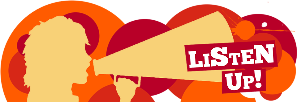 Listen Up Clip Art - Listen Up - Png Download (960x331), Png Download
