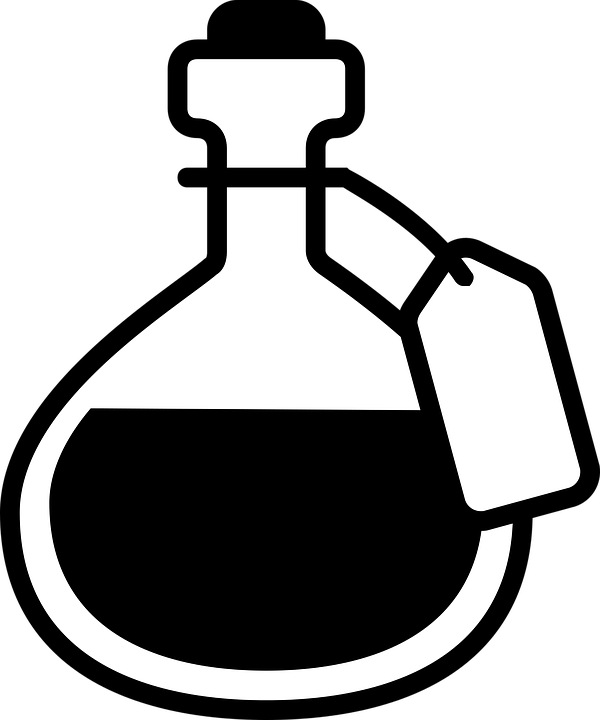 Healthy Planet Cliparts 24, Buy Clip Art - Potion Png Black And White Transparent Png (600x720), Png Download
