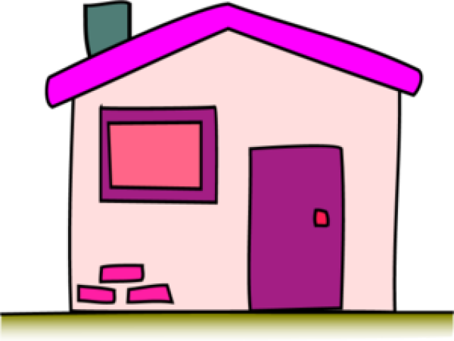 Home Clipart Auto - Transparent Background House Clipart - Png Download (640x480), Png Download
