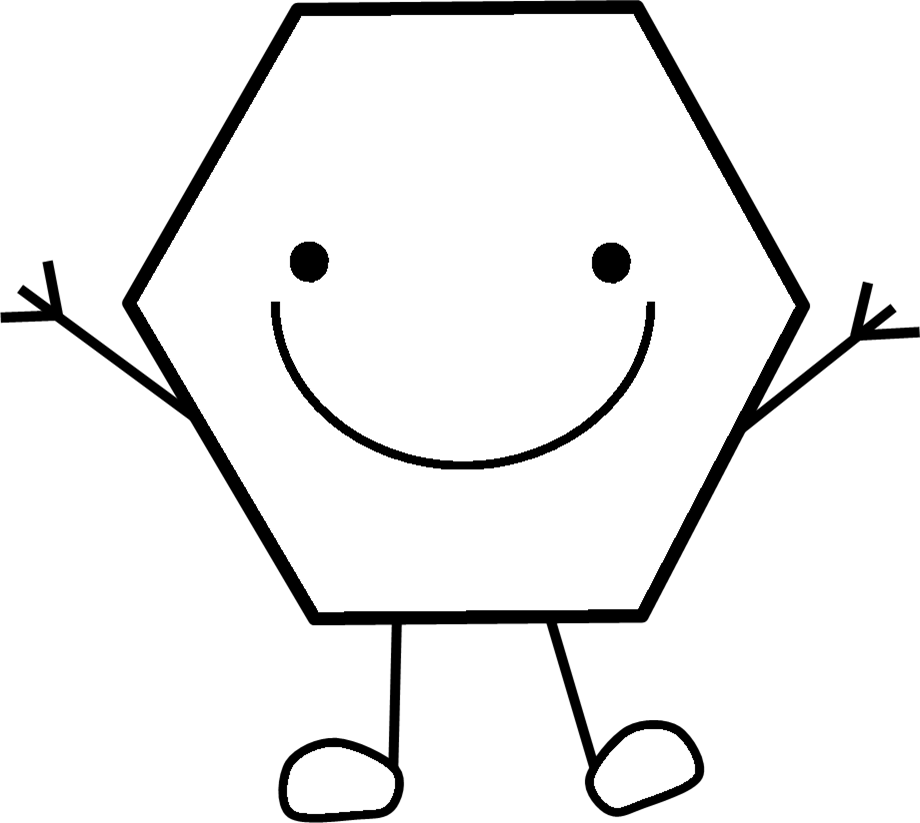 Círculo Hexágono Octógono Óvalo Pentágono Rectángulo - Figuras Geometricas Hexagono Animadas Clipart (920x823), Png Download