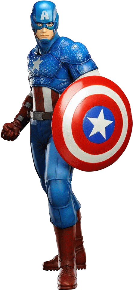 Captain America Kotobukiya Clipart (475x1000), Png Download