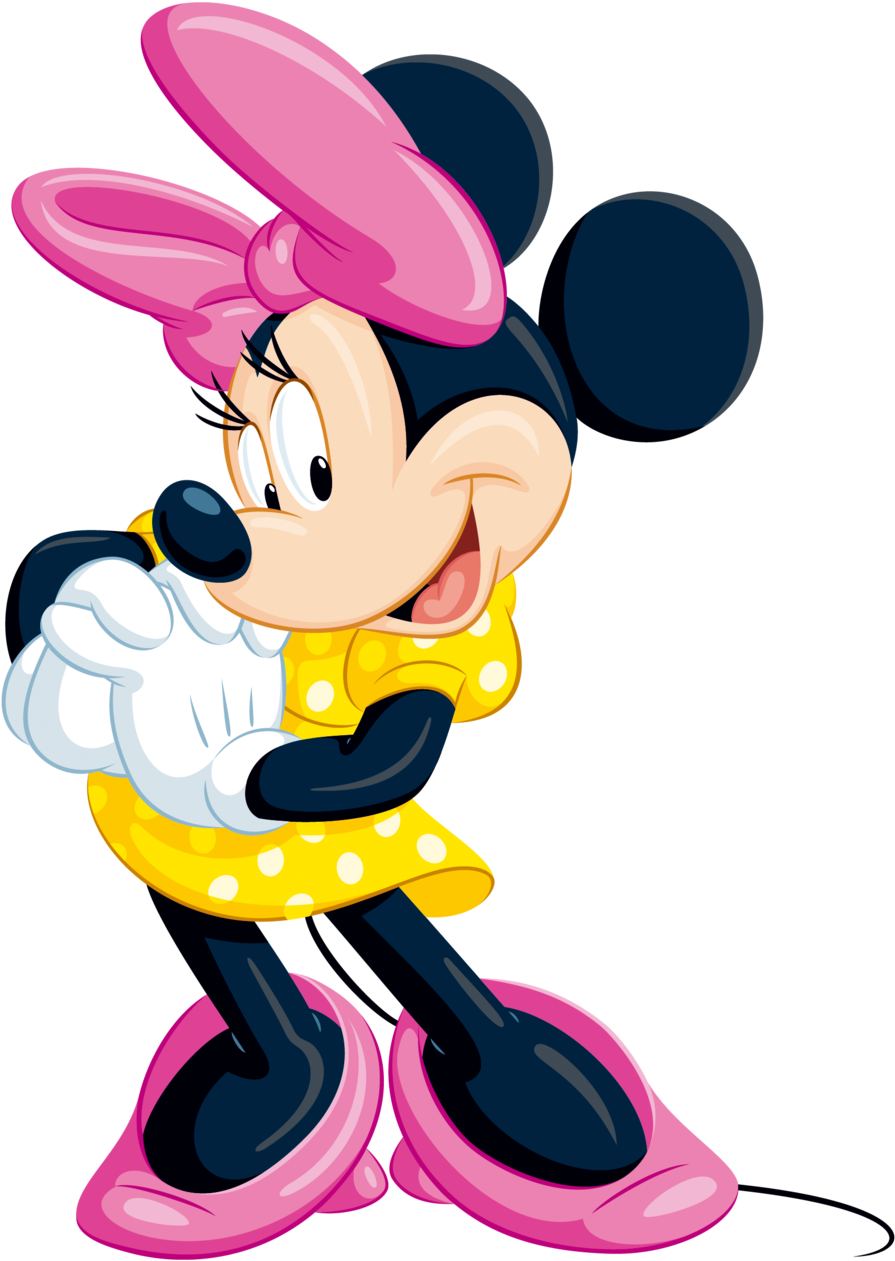 Clipart Info - Minnie Mouse Disney Png Transparent Png (900x1268), Png Download