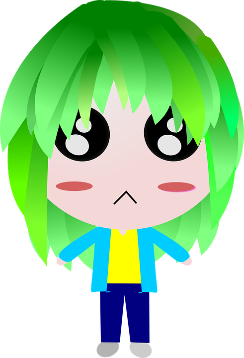 Cartoon Sad Girl 17, Buy Clip Art - Anime Orang - Png Download (491x720), Png Download