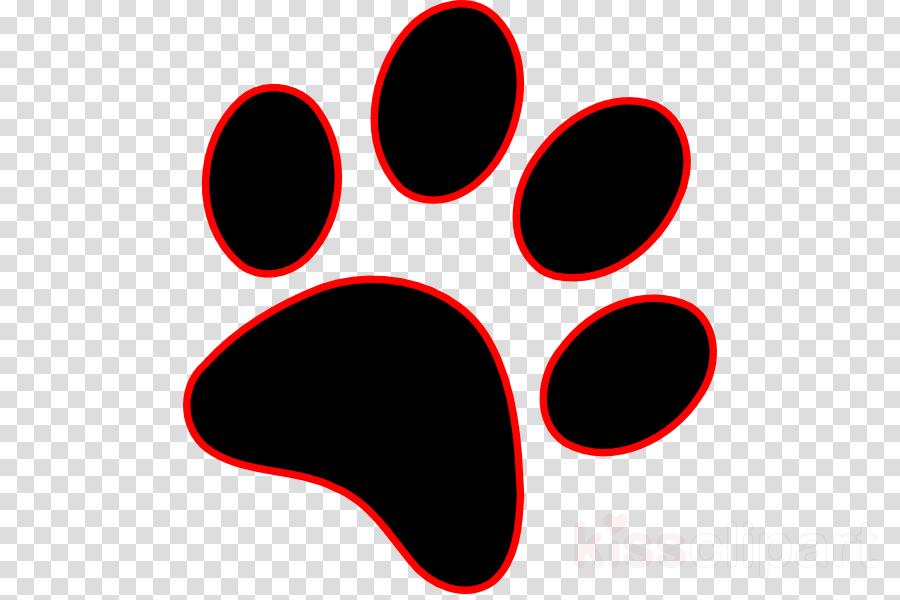 Bobcat Paw Print Clipart Paw Cat Clip Art - Black Youtube Icon Png Transparent Png (900x600), Png Download
