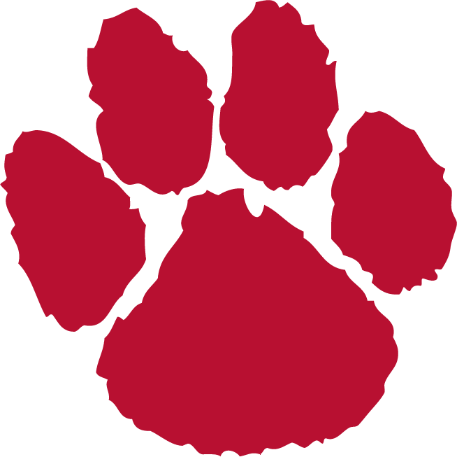 Red-paw - Cougar Paw Print Clipart - Png Download (654x653), Png Download