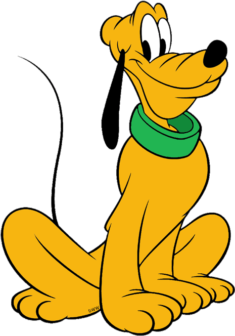 Pluto Clip Art 3 Disney Clip Art Galore The And Winnie - Pluto Disney - Png Download (500x678), Png Download