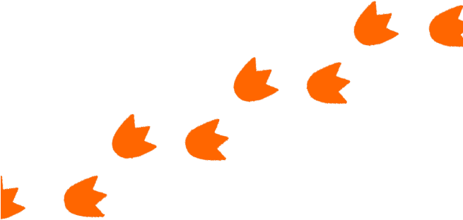 Footprints Clipart Orange - Clip Art - Png Download (654x485), Png Download