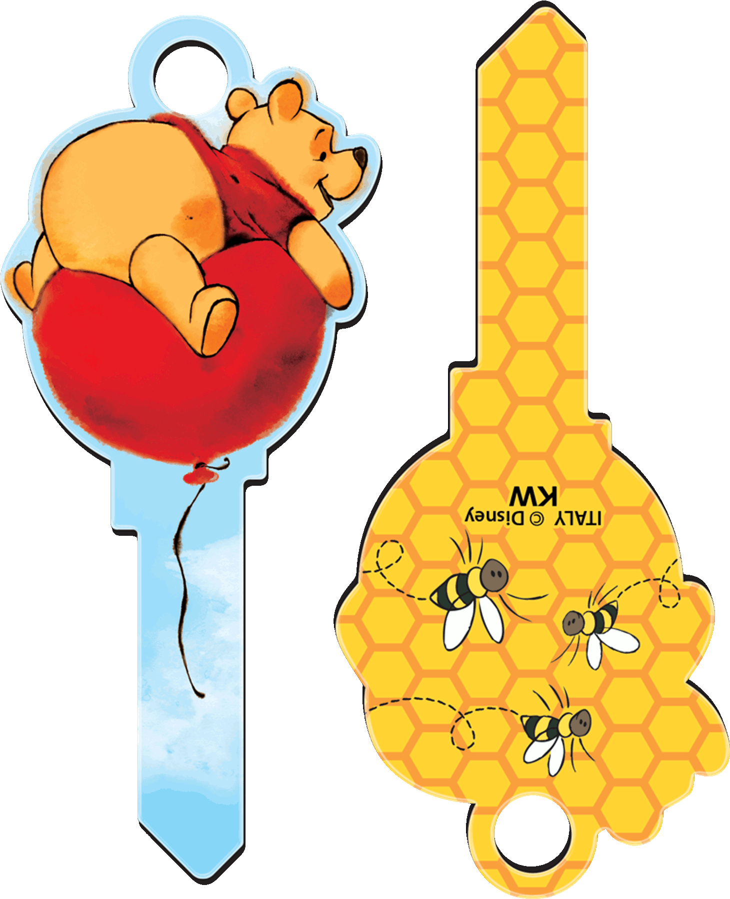 Winnie The Pooh Clipart House - Winnie The Pooh Keys - Png Download (1587x1836), Png Download