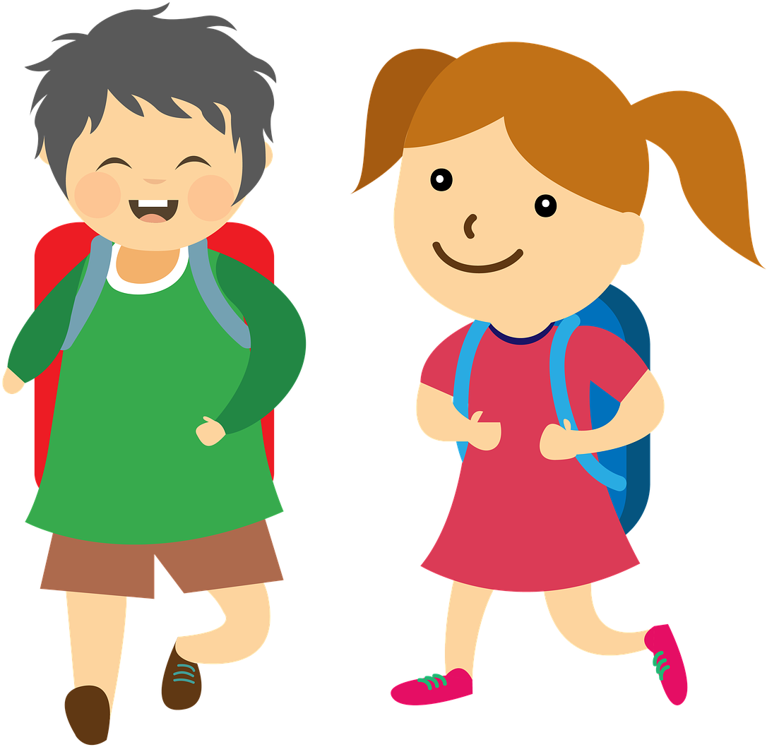 Wanderplan/schulfahrten - Kids School Clipart (900x609), Png Download