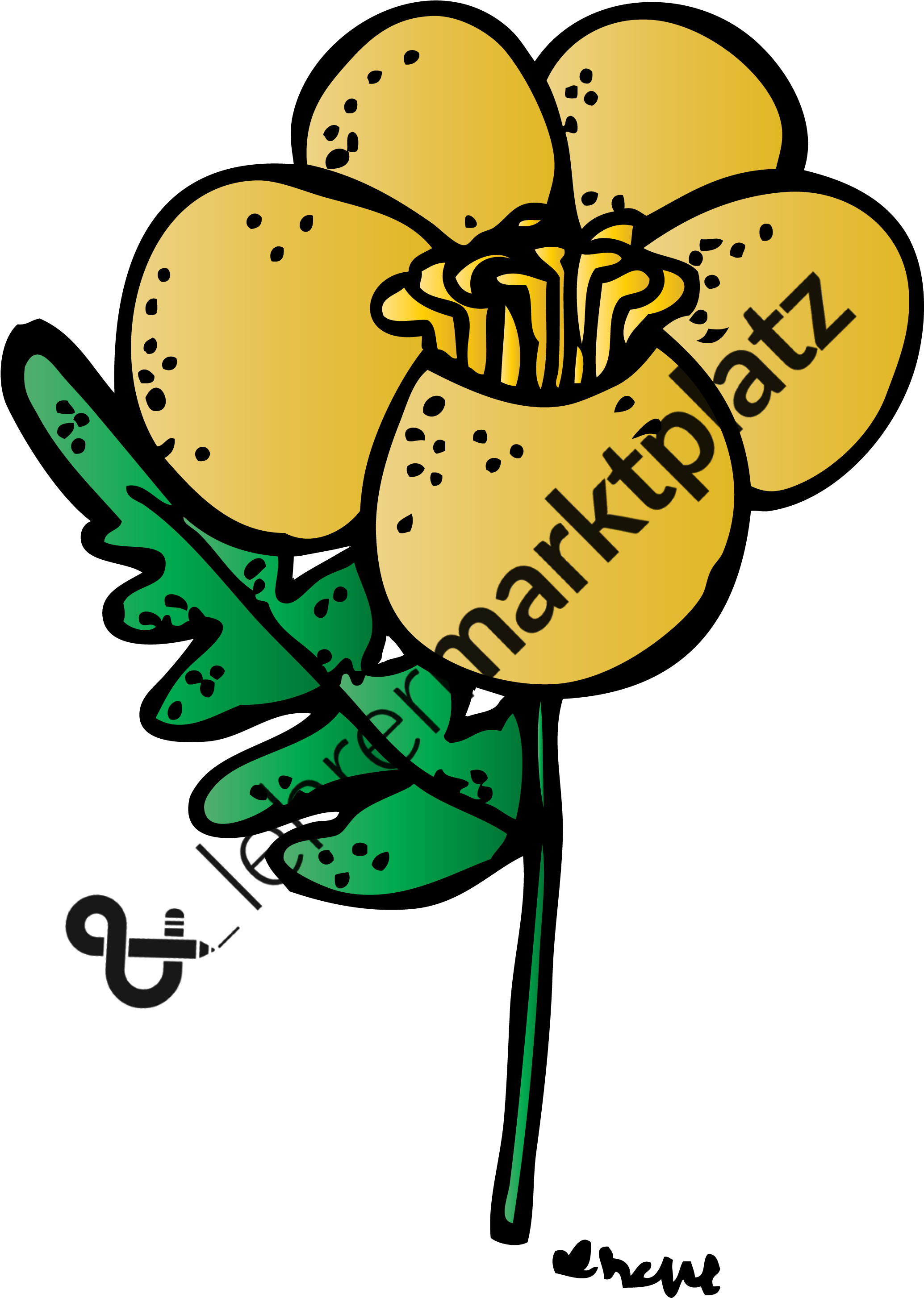 Blumen Alle Hier Gezeigten Bilder Sind In Einem Set Clipart (800x1149), Png Download