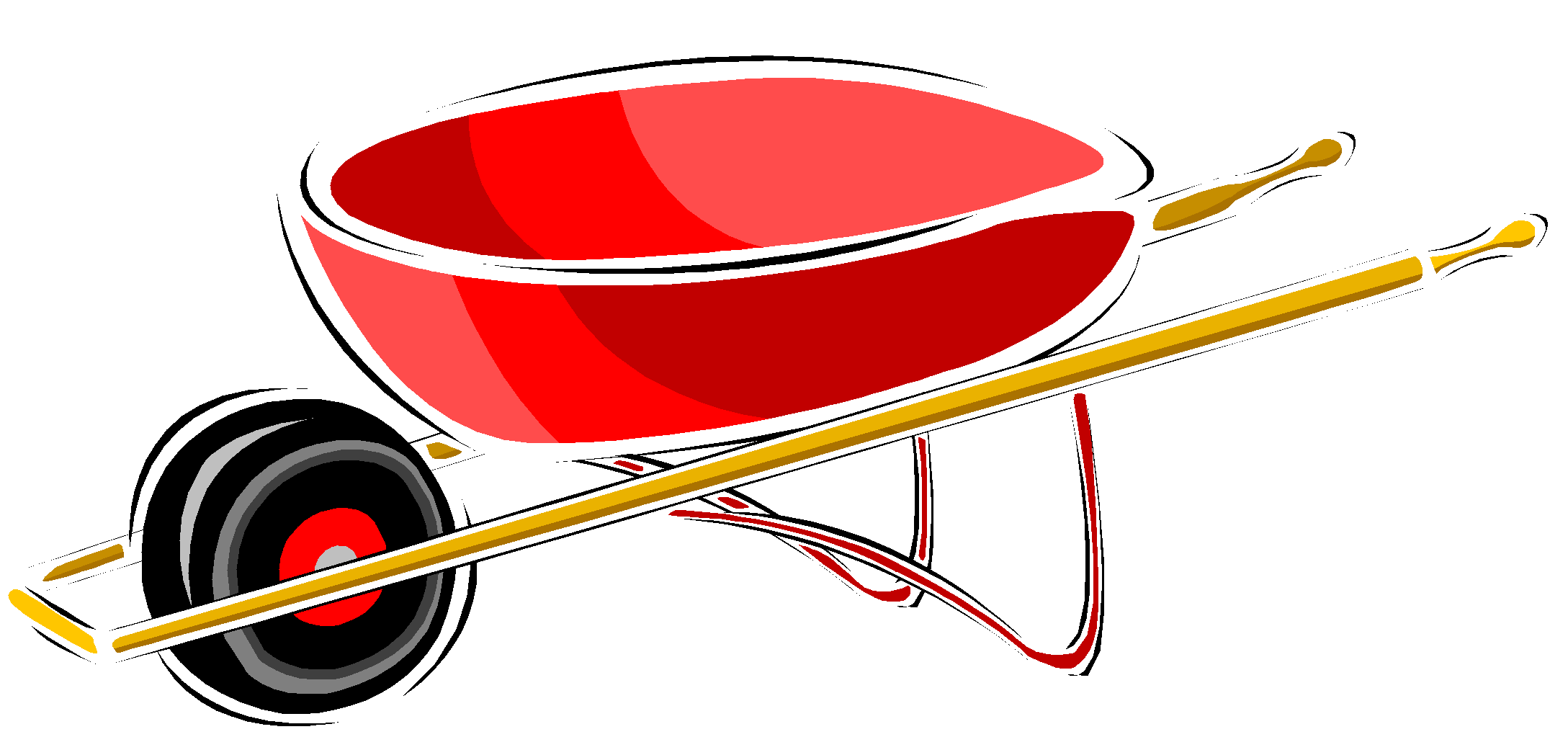 Vector Freeuse Download Hcs Science - Wheel And Axle Wheelbarrow Clipart (2138x931), Png Download