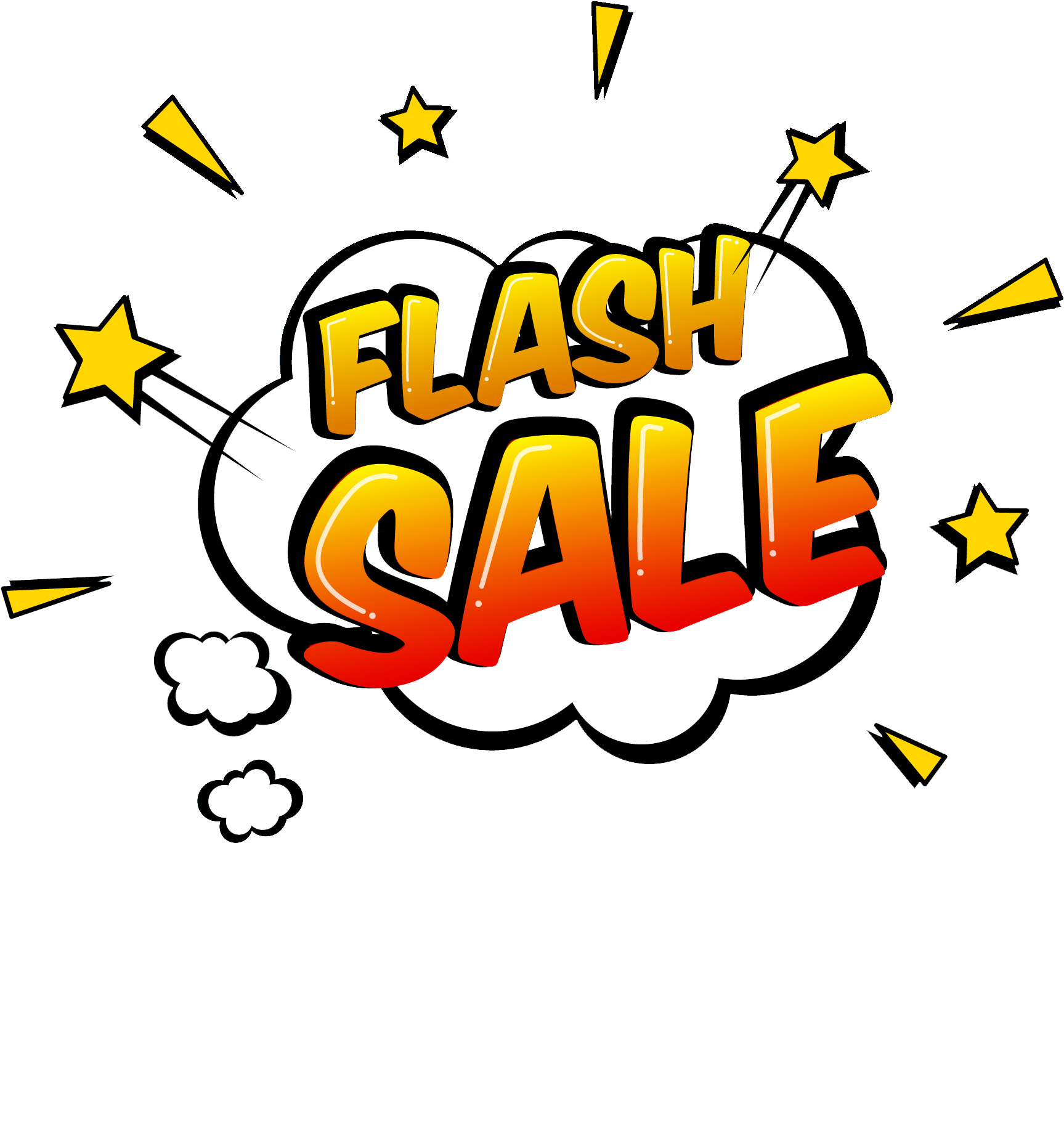 Flash Sale Royalty Free Clipart (2000x2000), Png Download