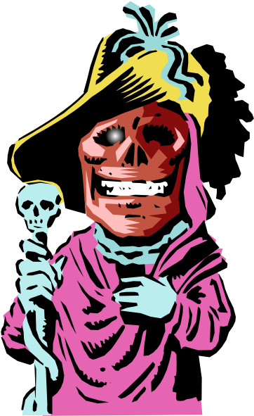 Medium Image - Cartoon Death Clipart (482x786), Png Download