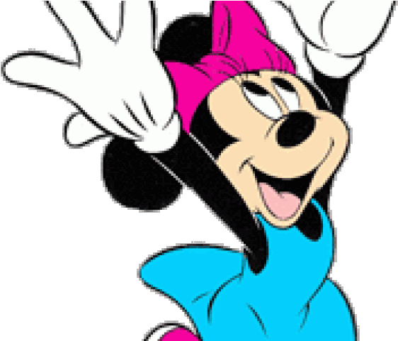 Minnie Mouse Clipart Basketball - Minnie Mouse Jugando Baloncesto - Png Download (640x480), Png Download