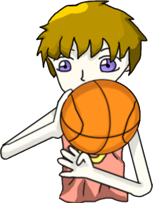 Basketball Dude~ By Janzram On Deviantart Clip Art - Cartoon - Png Download (566x710), Png Download