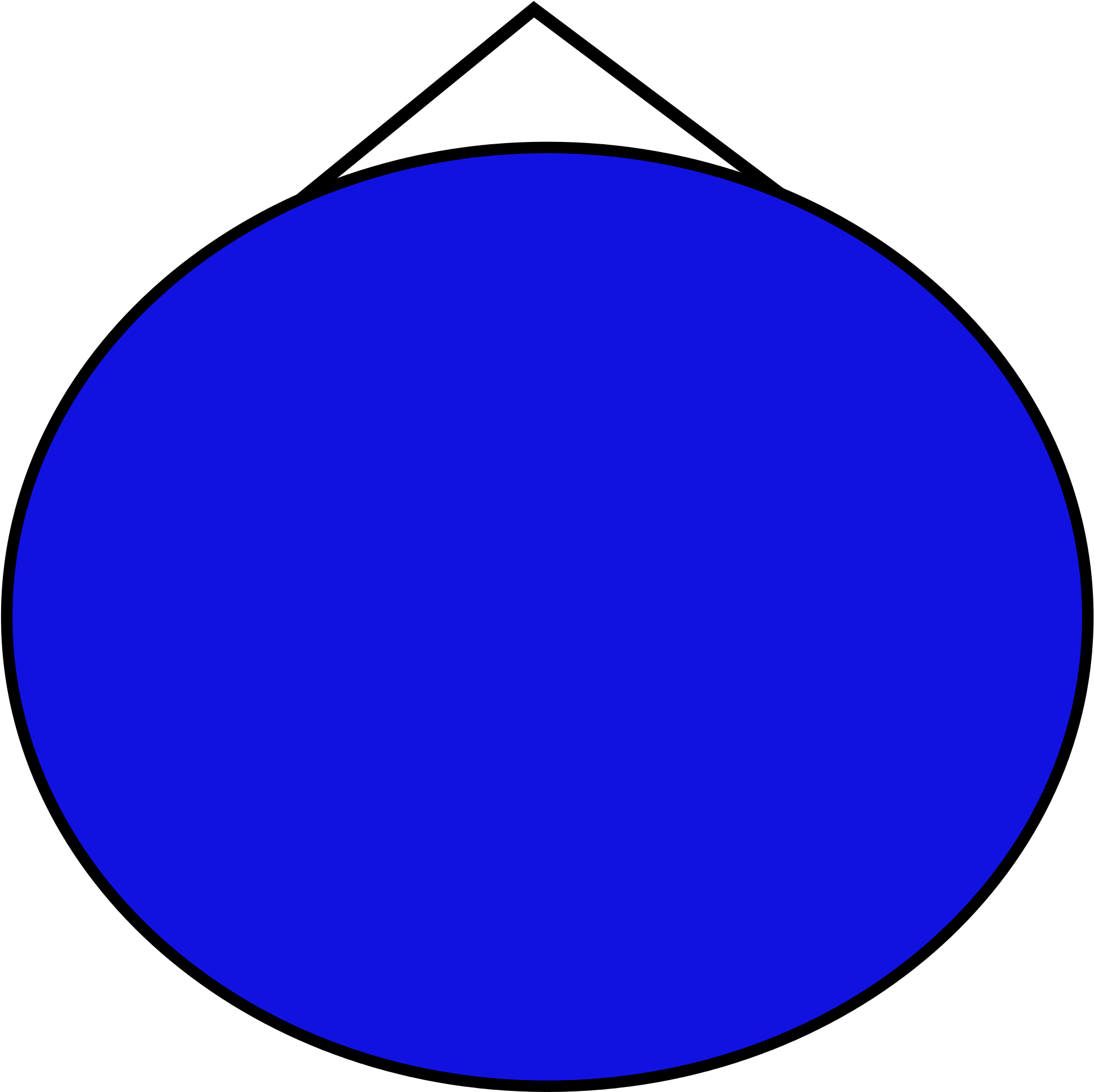 Blue Person From Above Icon - Blueberry Clipart (771x768), Png Download