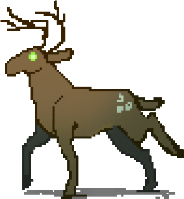 Deer Sprite Clipart (640x640), Png Download