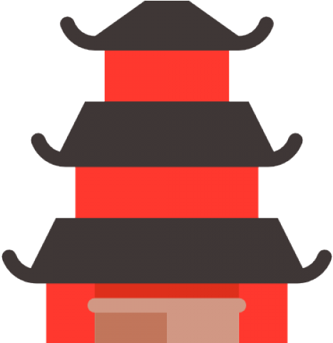 Pagoda Clipart Chinese - Png Download (640x480), Png Download