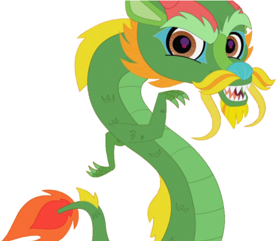 Chinese Dragon Clipart Cartoon - Dragón Animado De China - Png Download (640x480), Png Download