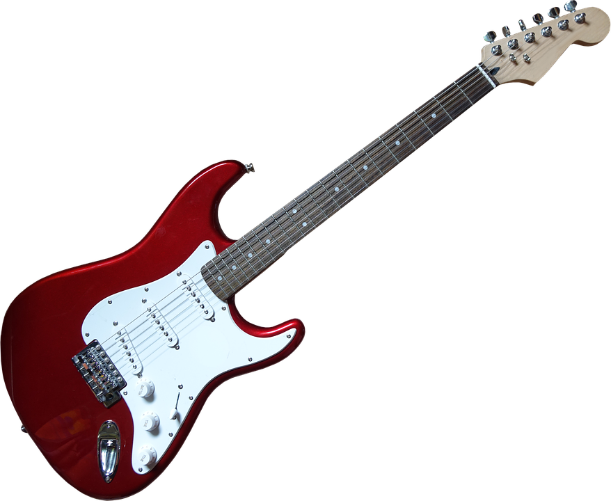 Picture Of Electric Guitar 3, Buy Clip Art - Fender Stratocaster - Png Download (878x720), Png Download