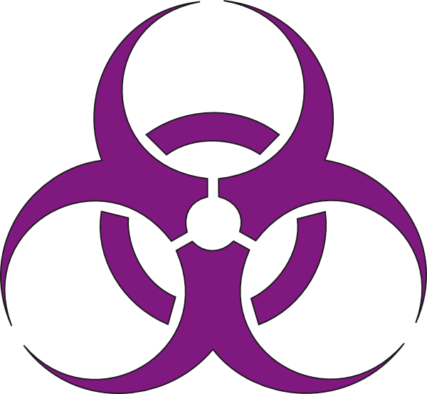 Fallout13 Clip Art - Biohazard Symbol - Png Download (600x554), Png Download
