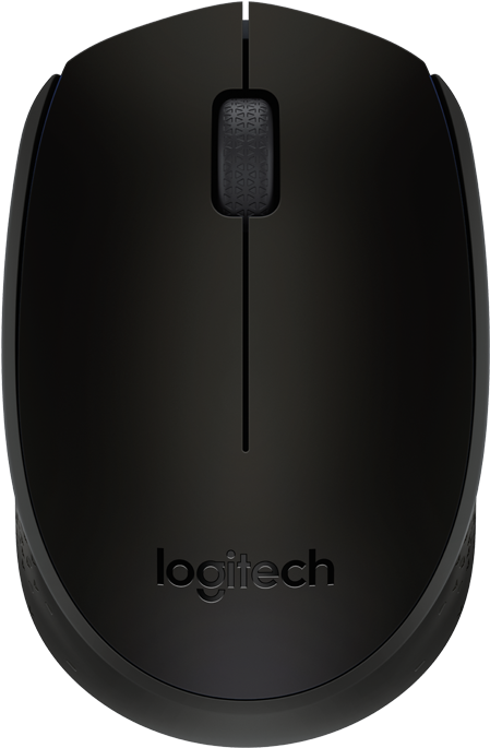 Logitech M170 Wireless Mouse Clipart (800x687), Png Download