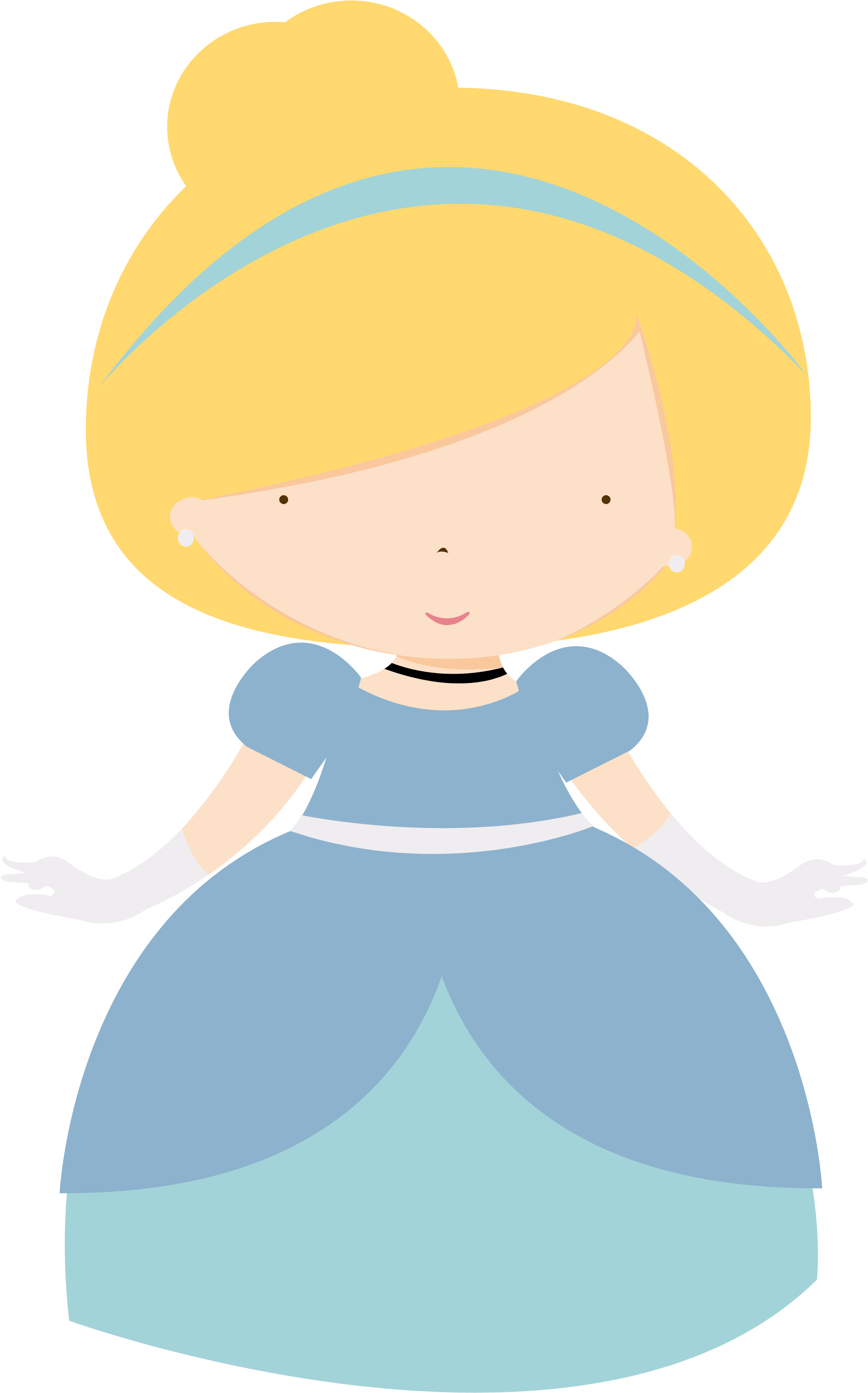 Girl Clipart, Anime Chibi, Anime Style, Disney Art, - Imagenes De Pgn Cenicienta Png Transparent Png (2410x3240), Png Download