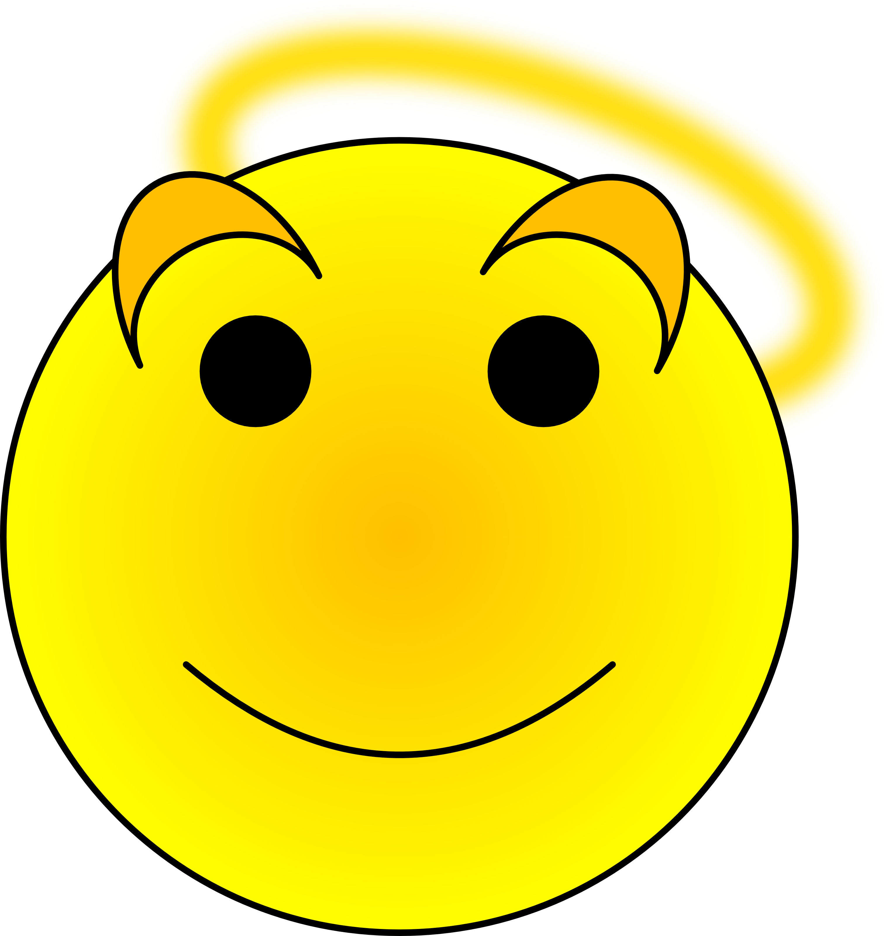 Free Upset Smiley Clipart (3023x3200), Png Download