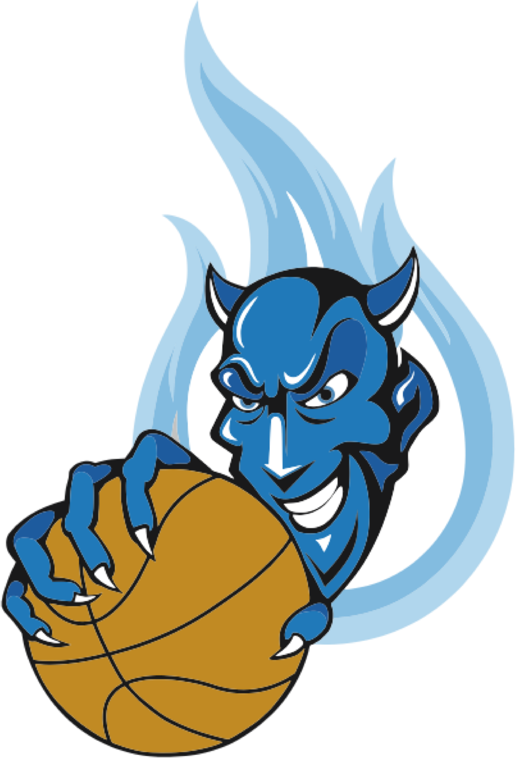 Temporary Tattoos Now In Stock - Duke Blue Devils Men's Basketball Clipart (5000x3209), Png Download