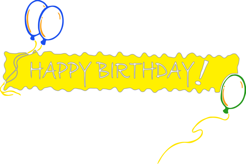 Happy Birthday Banner Png Pic Happy Birthday Banner Clipart Png Transparent Png Full Size Clipart Pinclipart