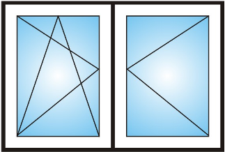 Finestra A 2 Ante Con Ribalta - Triangle Clipart (800x800), Png Download