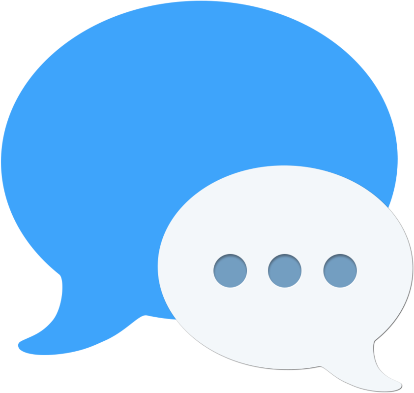 Imessage Bubble Png Clip Art Free Library - Depoimento Icone Transparent Png (894x894), Png Download