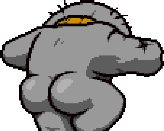 Dat Ultra Ass - Binding Of Isaac Gif Transparent Clipart (685x530), Png Download