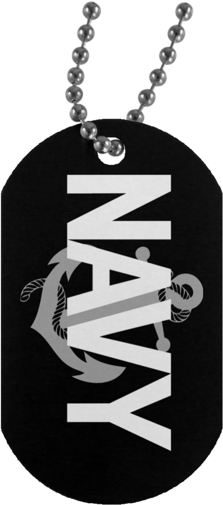 Navy Dog Tags - Father Son Necklace Clipart (1024x1024), Png Download