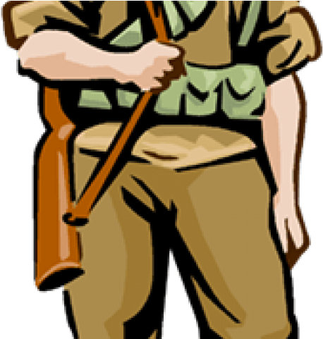 Military Clipart Us Troops - Ww2 Cartoon Soldier Png Transparent Png (640x480), Png Download